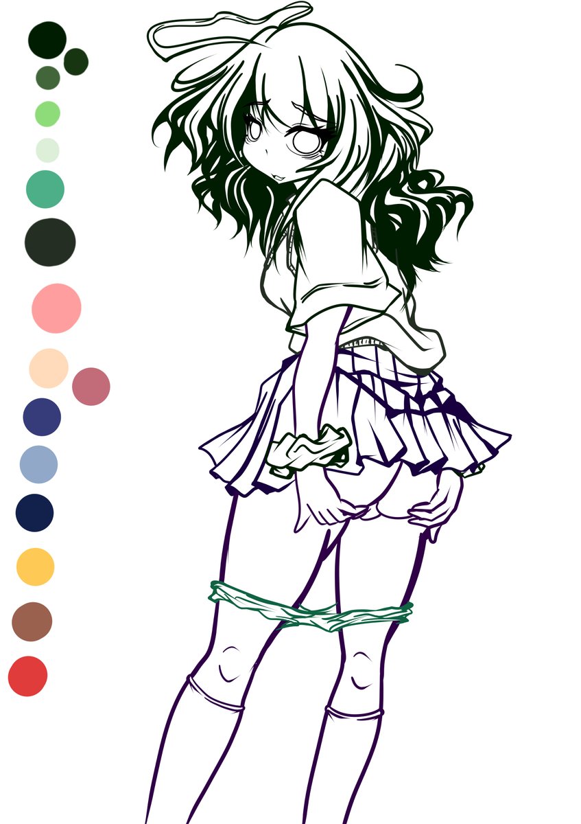 え○ち○ちゃん
←リメイク 元絵→
#オリキャラは性癖の見本市 