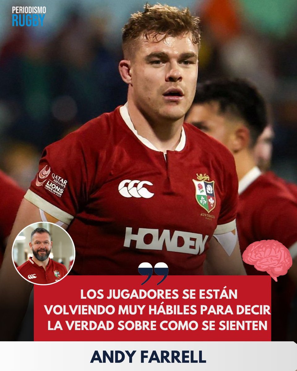 Perrugby's tweet image. 🦁🧠 Garry Ringrose iba a jugar mañana su primer test match con la camiseta de los British and Irish Lions, pero le avisó a Andy Farrell que padece síntomas de conmoción cerebral.
instagram.com/p/DMiOXUCuCGE/…