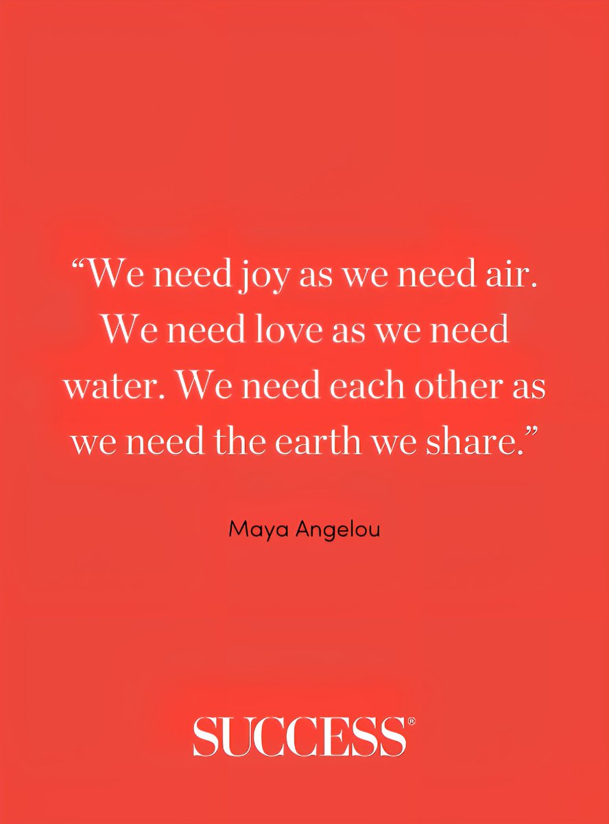 We need joy as we need air. #ThinkBIGSundayWithMarsha