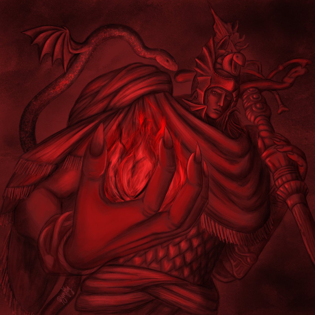 pyreflystorm's tweet image. Messmer’s flame.