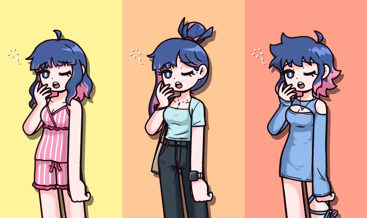 blue_elixir6050's tweet image. Edith&apos;s Yawn Day