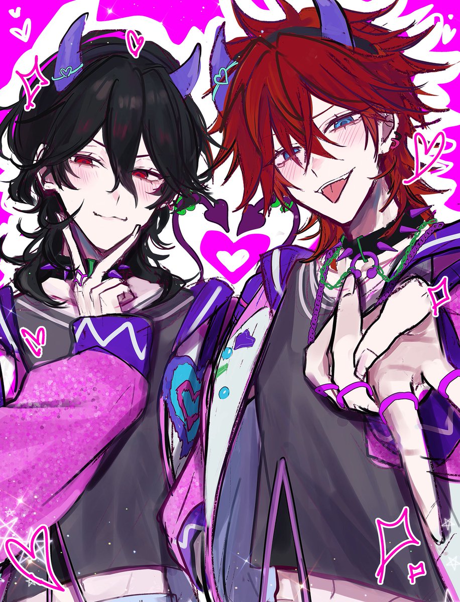yukimi_bon's tweet image. ギャル達を加筆した