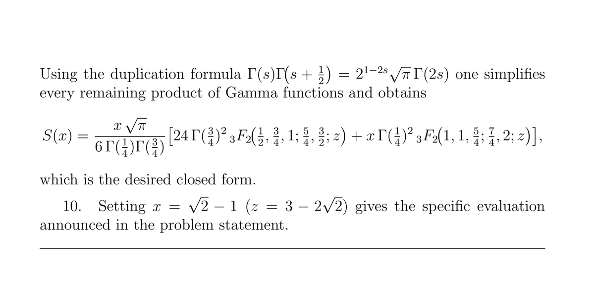 SrinivasR1729's tweet image. Today I got an exciting Hypergeometric problem from a student. Here is my detailed solution and analysis. We can generalize and get nice special values.
#math