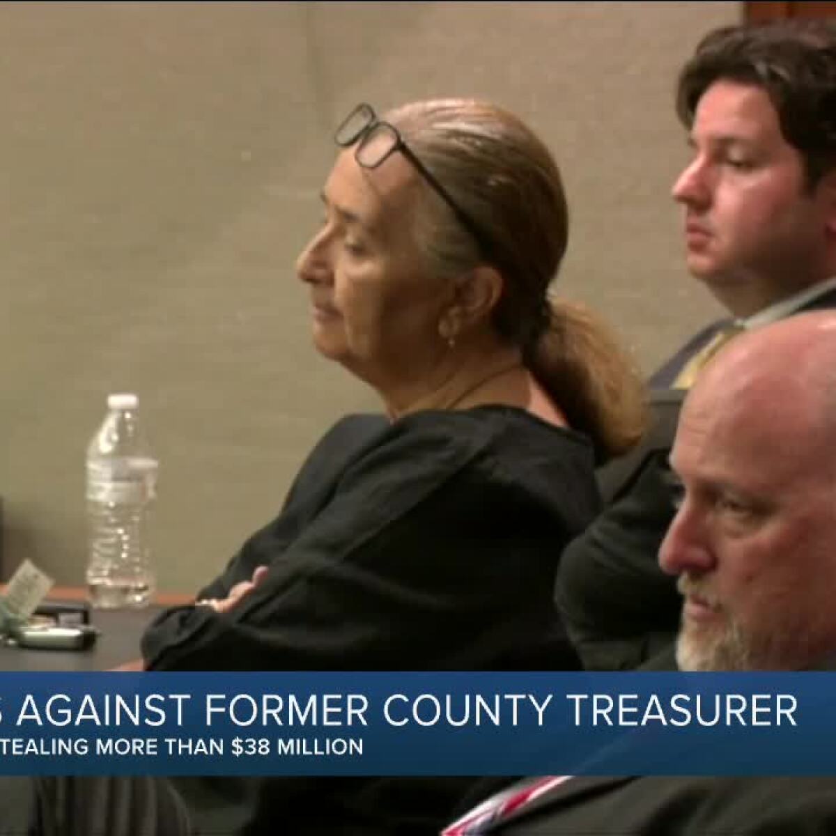 BUSTED: Democrat Elected Official STOLE MILLIONS, Gets 10 Years in Prison.

Elizabeth Gutfahr, 63, former Santa Cruz County, Arizona Treasurer, just got slammed with 10 years in federal prison for stealing $38.7 MILLION from taxpayers. She wired YOUR money to fake companies,