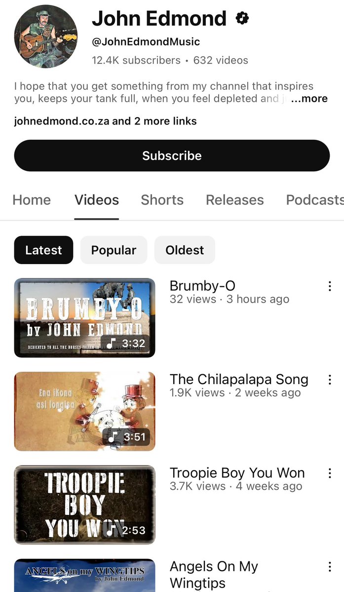 Chossingstone1's tweet image. Today I learned that John Edmond, the most prolific and famous Rhodesian musician, is both still alive and producing new folk music in South Africa