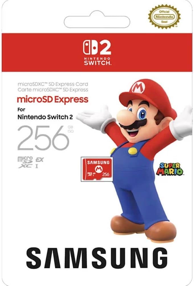 NINtheorist's tweet image. 🏷️ #Oferta | Samsung microSD Express Card 256GB para Nintendo Switch 2 a $1,574.00 MXN, en amazon: ⤵️
amzn.to/4lOw5IV #ad