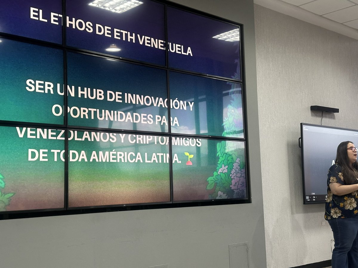 Ethereum Venezuela 🇻🇪 (@ethvenezuela) on Twitter photo Sabes qué es <a href="/ETHVenezuela/">Ethereum Venezuela 🇻🇪</a> hoy <a href="/mecherodsim/">Meche | 🦇🔊| Building for 🇻🇪</a> nos está explicando más sobre cuál es el Ethos de nuestra comunidad.
#EthereumVenezuelaDay Sabes qué es <a href="/ETHVenezuela/">Ethereum Venezuela 🇻🇪</a> hoy <a href="/mecherodsim/">Meche | 🦇🔊| Building for 🇻🇪</a> nos está explicando más sobre cuál es el Ethos de nuestra comunidad.
#EthereumVenezuelaDay