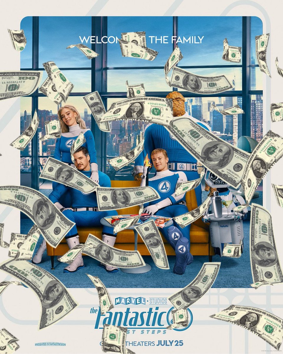 MarvelSbRodas's tweet image. 💸 | O MAIOR CBM DO ANO!
'Quarteto Fantástico Primeiros Passos' arrecadou $24,4 milhões somente nas prévias de quinta-feira nos EUA.
Isso faz o filme ter a maior pré-estreia de 2025!