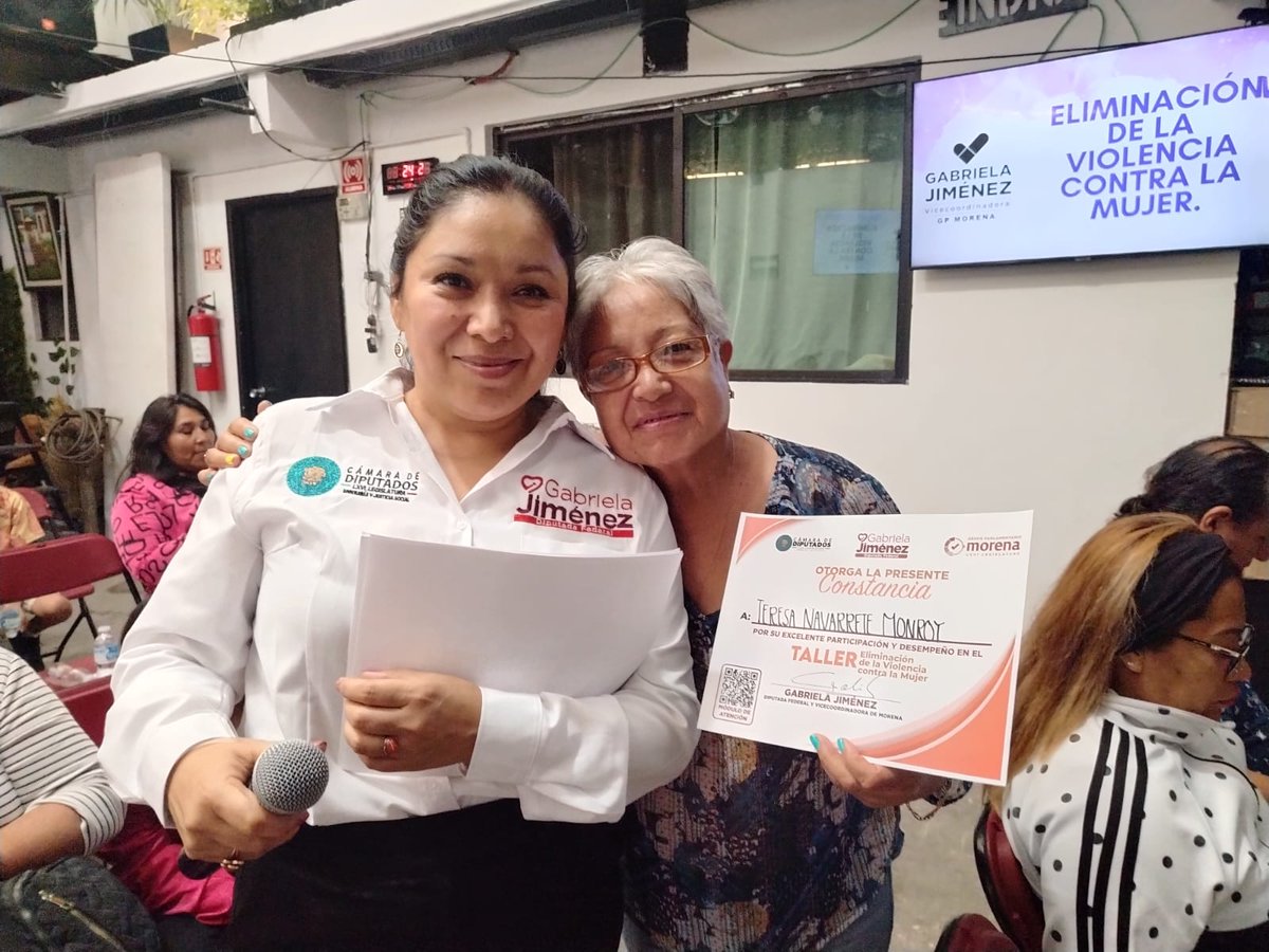 GabyJimenezMX's tweet image. Prevenir y erradicar la violencia contra las mujeres es una prioridad.
Ayer impartimos el taller "Eliminación de la violencia contra la mujer" en la colonia San Marcos.
Muchas gracias a todas las personas que nos acompañaron. Seguimos trabajando para garantizar una vida libre…