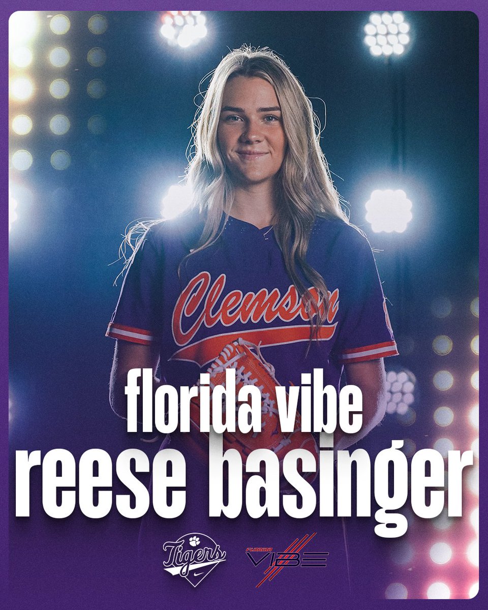 Another pro in our ranks 💪

Congrats to Reese Basinger, who joined the Florida Vibe!

📰 clemsontigers.com/2025-basinger-…