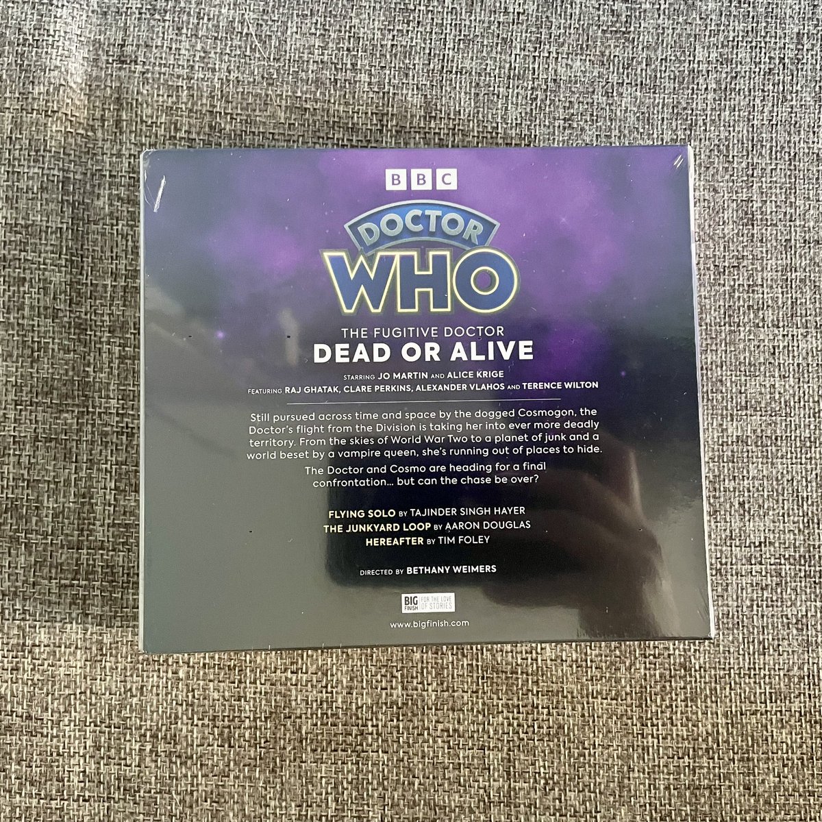 thasminute's tweet image. im selling my extra sealed copy of the fugitive doctor dead or alive for 26€. shipping only to 🇪🇺 from greece