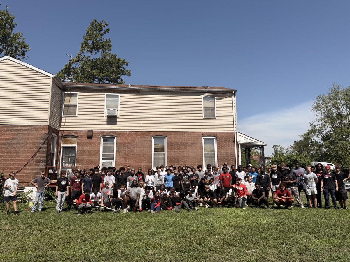 Our Pioneers recently showed what teamwork looks like off the field. KHS football players traded helmets for gloves &amp; spent their practice time joining tornado cleanup efforts. It was a great lesson that leadership isn’t just about scoring touchdowns - it’s about serving others.