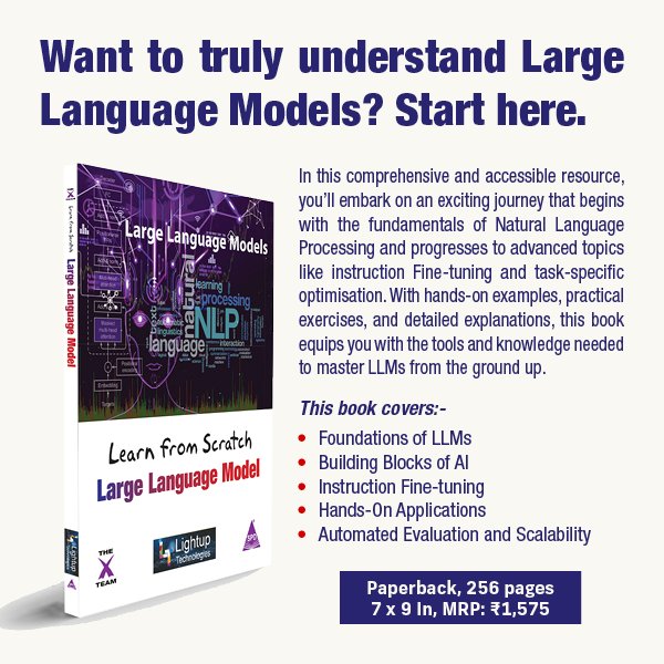 shroffpub's tweet image. 🎉 Full Colour Edition Available!🎉
**Order now **
shroffpublishers.com/books/97893554…
Learn from Scratch Large Language Model (LLM)
By Lightup Technologies
This book equips you with the tools & knowledge needed to master LLMs from the ground up. #llms #largelanguagemodels
#genai