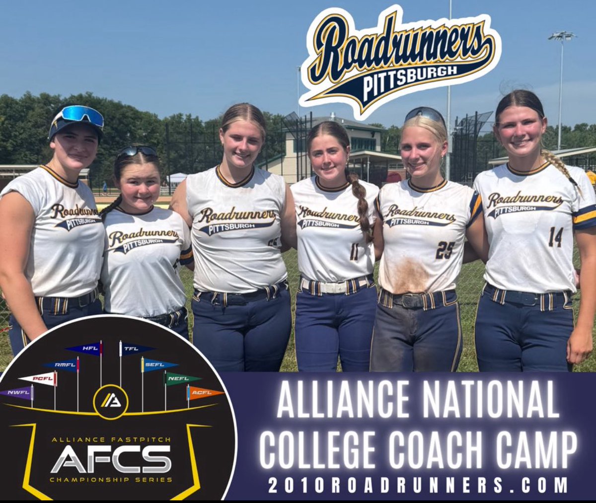 Katelyn Cook (@katelyncook65) on Twitter photo Had a great time at the <a href="/thealliancefp/">The Alliance Fastpitch</a> college camp! It was amazing to meet all the coaches! <a href="/2010Roadrunners/">Pittsburgh Lady Roadrunners 2010</a> <a href="/AGLSoftball/">AthletesGoLive Softball</a> <a href="/CoastRecruits/">Coast 2 Coast Recruits</a> <a href="/SBRRetweets/">Softball Recruiting Reposts</a> <a href="/FlyerSoftball/">Dayton Softball</a> <a href="/Pitt_SB/">Pitt Softball</a> <a href="/BallStateSB/">Ball State Softball</a> Had a great time at the <a href="/thealliancefp/">The Alliance Fastpitch</a> college camp! It was amazing to meet all the coaches! <a href="/2010Roadrunners/">Pittsburgh Lady Roadrunners 2010</a> <a href="/AGLSoftball/">AthletesGoLive Softball</a> <a href="/CoastRecruits/">Coast 2 Coast Recruits</a> <a href="/SBRRetweets/">Softball Recruiting Reposts</a> <a href="/FlyerSoftball/">Dayton Softball</a> <a href="/Pitt_SB/">Pitt Softball</a> <a href="/BallStateSB/">Ball State Softball</a>