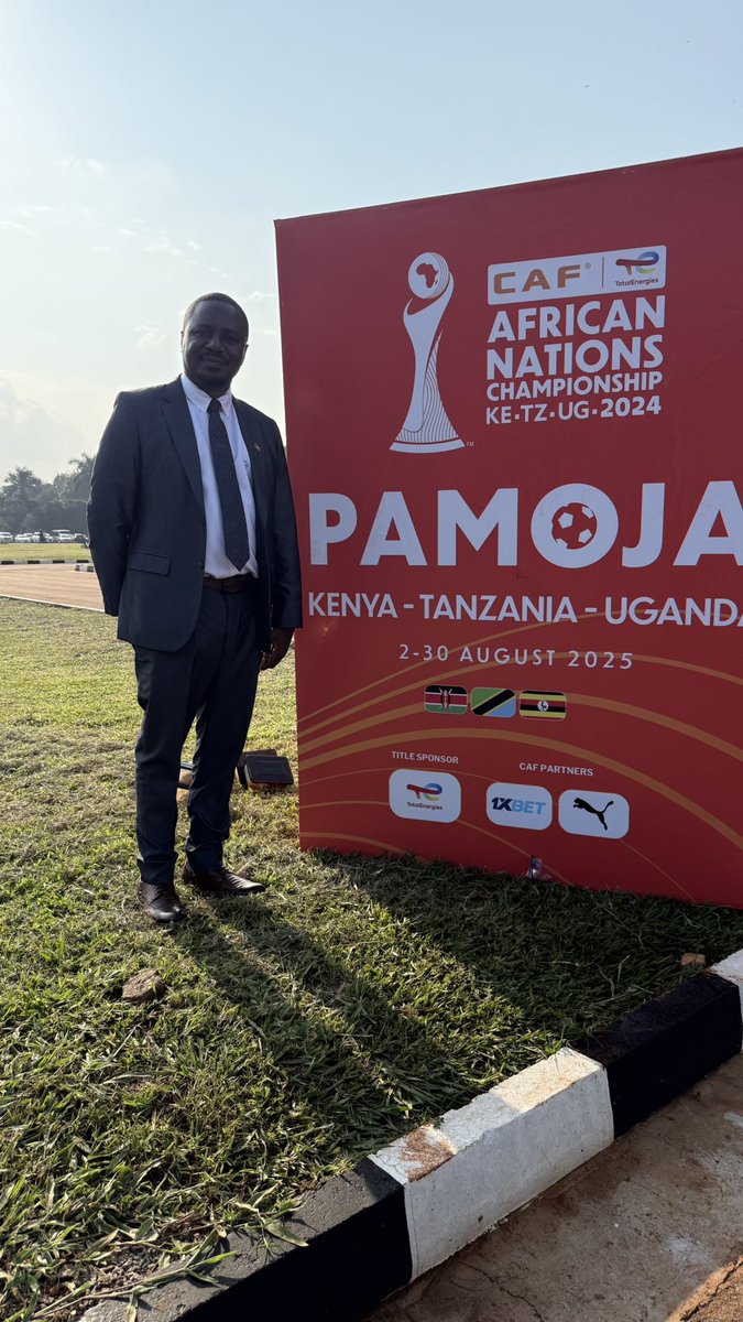 @ the  launch of the CHAN championship in Kololo…. Let’s gooo team Uganda