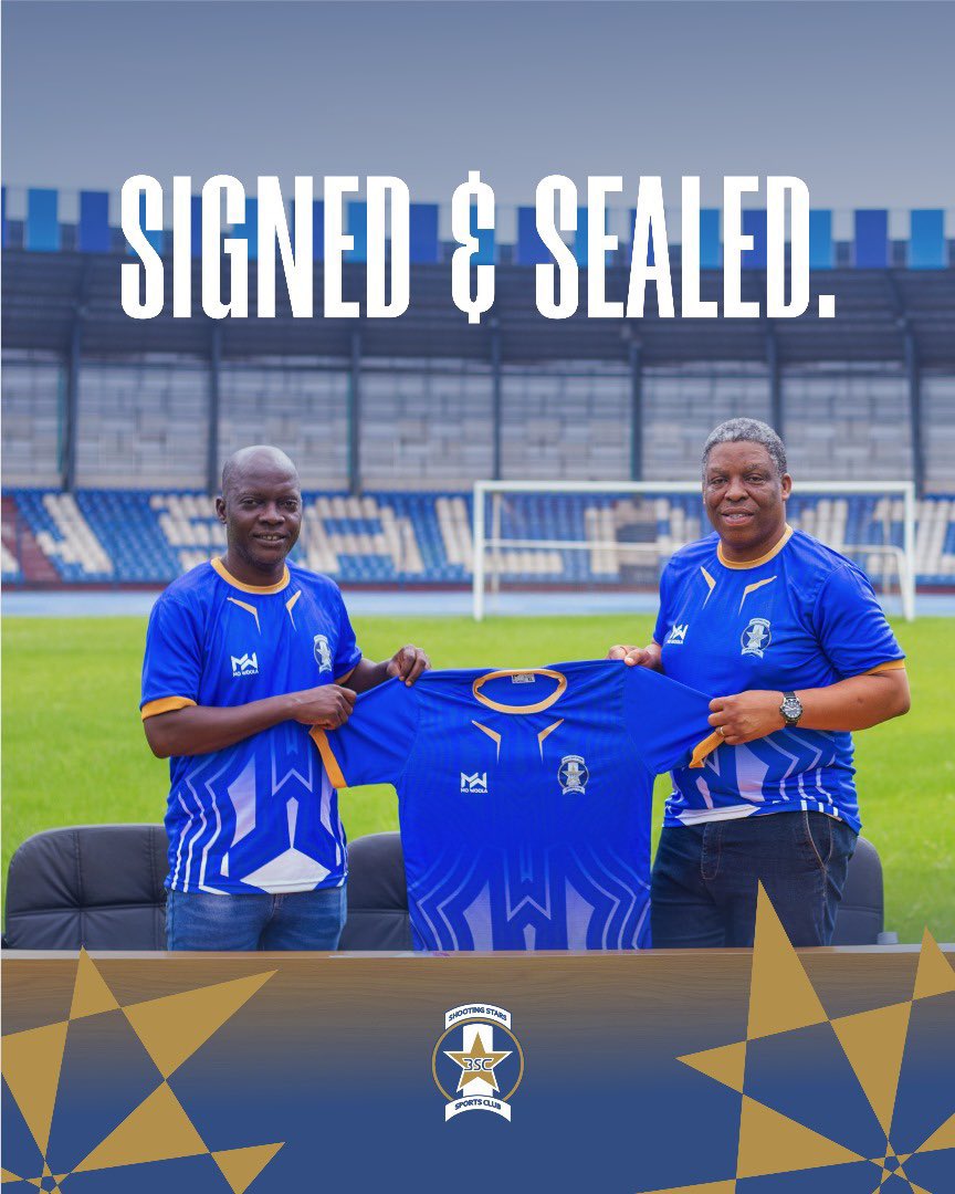 DONE DEAL❗️

Shooting Stars SC have announced the appointment of Nurudeen Aweroro as the club’s new head coach.

#NPFL26