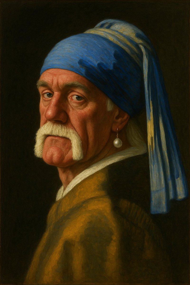 aripap's tweet image. Jabroni with a Pearl Earring