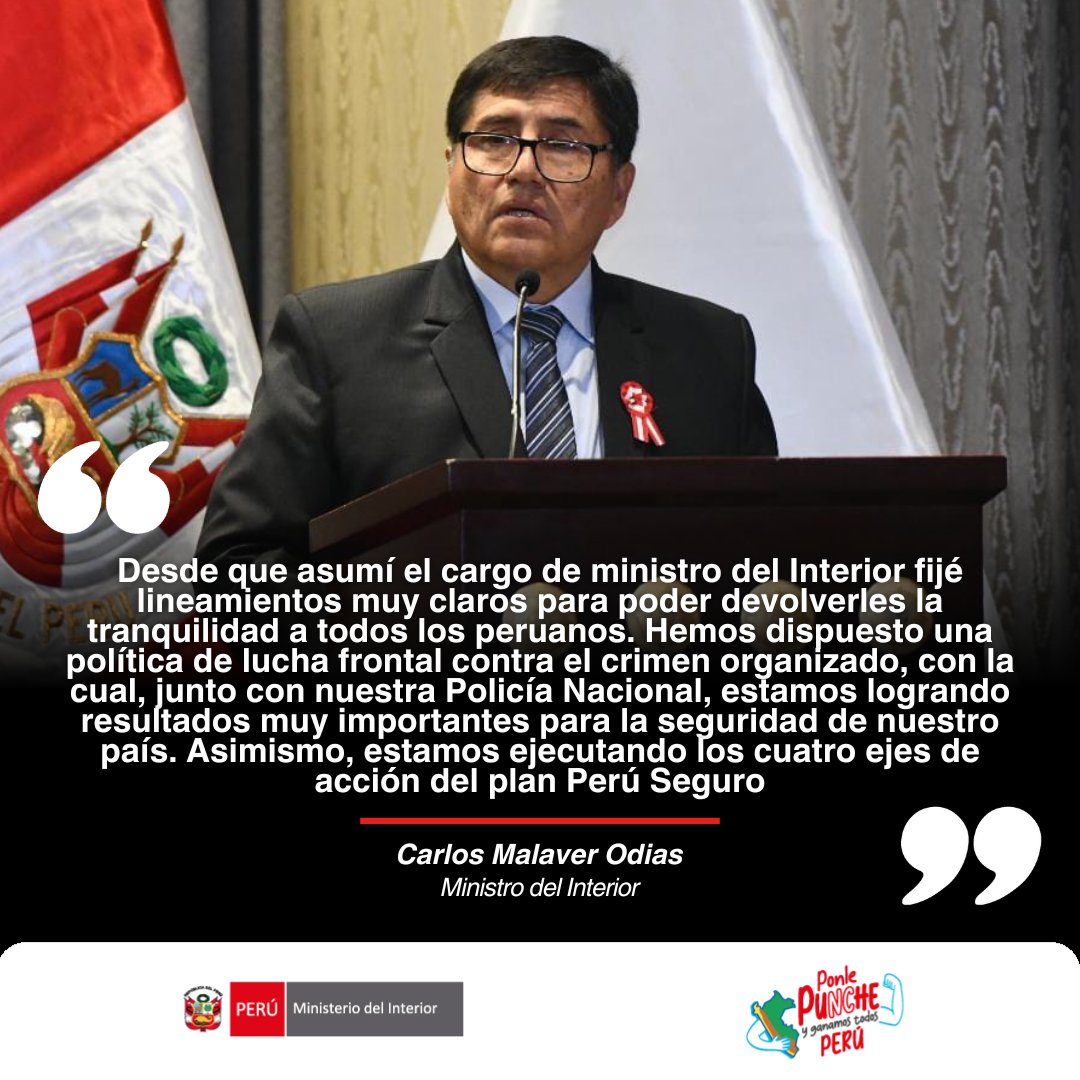 MininterPeru's tweet image. 🇵🇪¡Comprometidos con trabajar por la seguridad!
En el marco del 204.° aniversario de la Independencia del Perú, el ministro Carlos Malaver brindó un mensaje institucional a todos los directores del #Mininter, en donde los comprometió a seguir trabajando firmes contra el crimen.