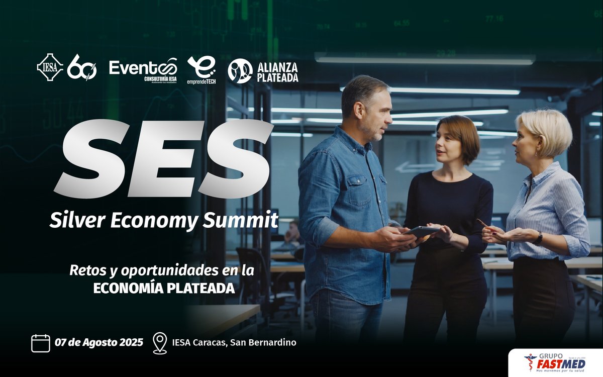 Economía plateada en Venezuela: ¿Estamos listos para convertir la longevidad en ventaja competitiva?

Más allá de una tendencia, la población adulta envejece y trae consigo un motor estratégico.

Descubre más aquí: iesa.edu.ve/iesa-al-dia/ec…