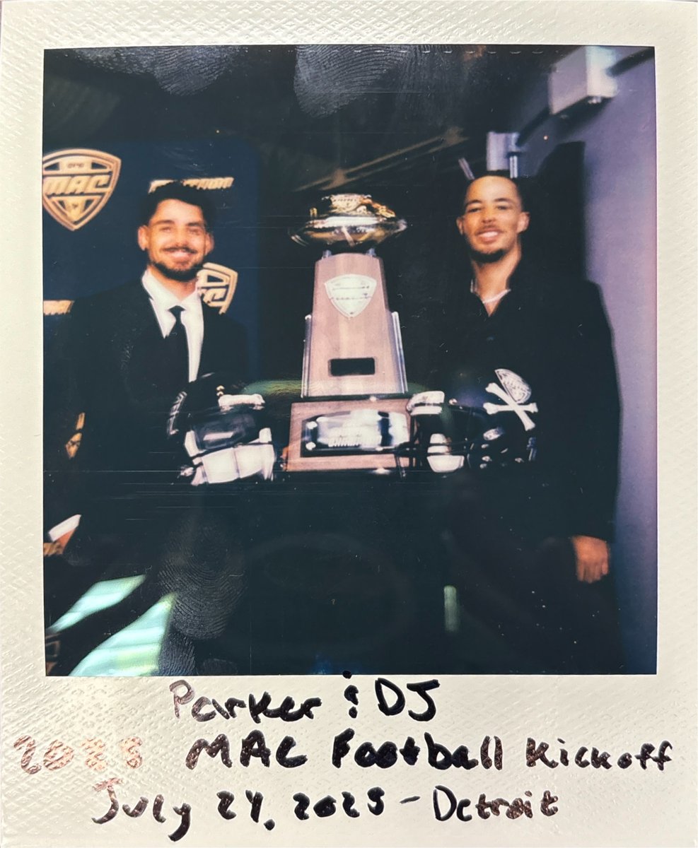 2025 MAC Football Kickoff in Polaroids. 

#OUohyeah