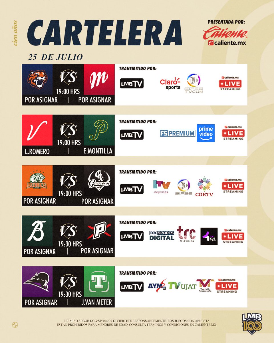 AlSonDeLaLVBP's tweet image. LIGA MEXICANA ⚾🇲🇽
Continúa la acción en tierra Azteca, con ustedes la Jornada de hoy viernes en la @LigaMexBeis 🇲🇽⚾
#AlSonDeLaLVBP ⚾🇻🇪 #LMB ⚾🇲🇽