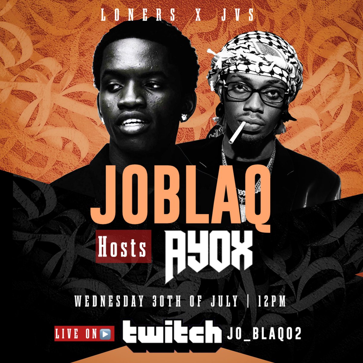 AyoxLp's tweet image. The Loners active next Wednesday @JoBlaq02 🤎