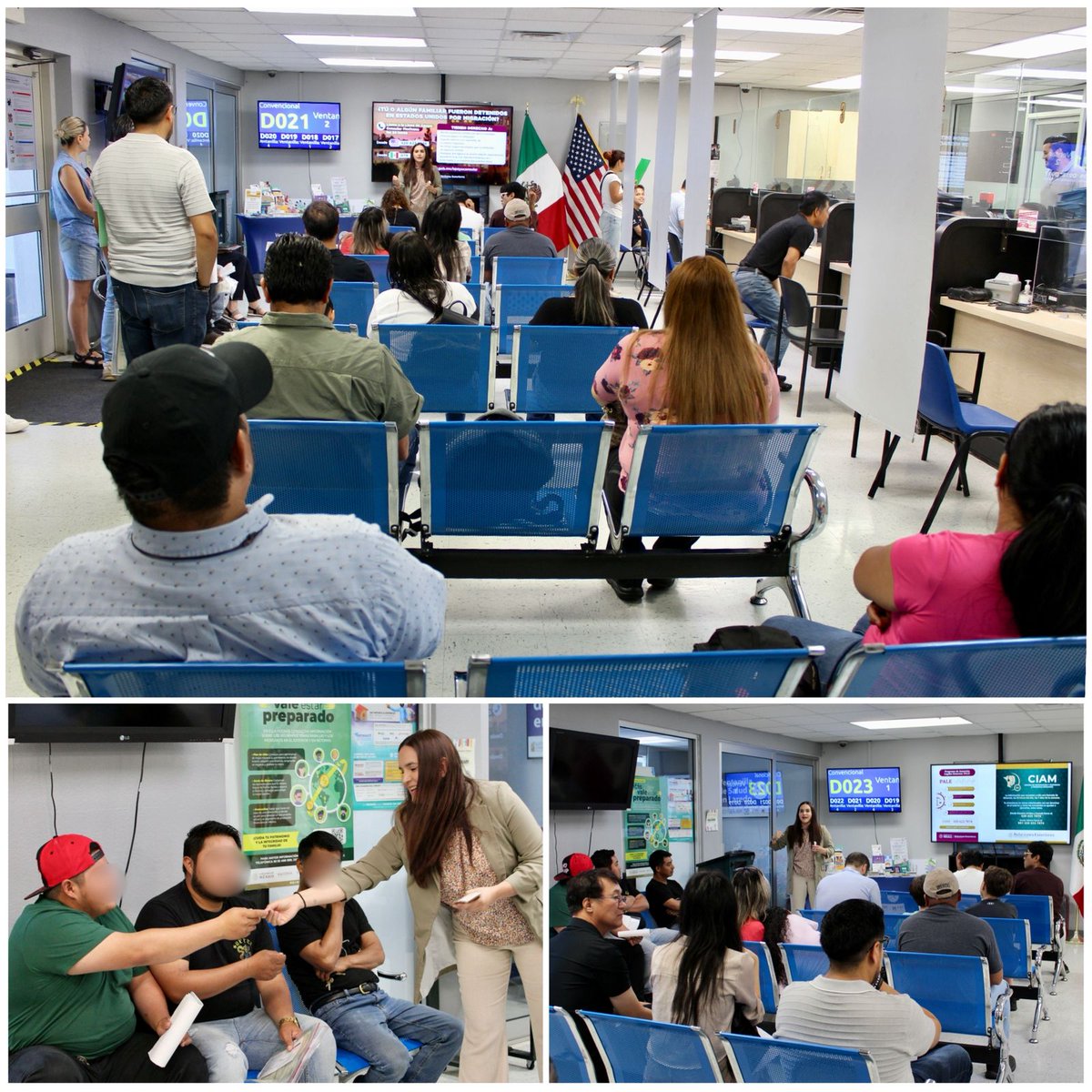 Consulmex Laredo (@consulmexlaredo) on Twitter photo Durante charla #ConoceTusDerechos, personal de Protección brindó orientación sobre los derechos que pueden ejercer en EUA, independientemente de su estatus migratorio. Se compartió información del #CIAM, disponible las 24 horas los 7 días de la semana.
#NoEstánSolos <a href="/SRE_mx/">Relaciones Exteriores</a> Durante charla #ConoceTusDerechos, personal de Protección brindó orientación sobre los derechos que pueden ejercer en EUA, independientemente de su estatus migratorio. Se compartió información del #CIAM, disponible las 24 horas los 7 días de la semana.
#NoEstánSolos <a href="/SRE_mx/">Relaciones Exteriores</a>