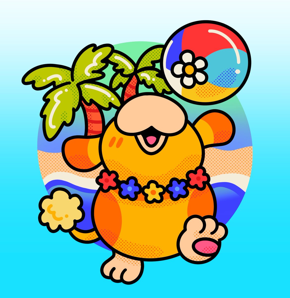 The beachside designs are ready! Keychains &amp; stickers will be available in August 🌴