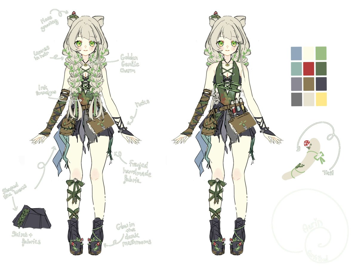 aerindear's tweet image. Surprise me Character design for @clovetailart thank you for trusting me with your character ππ
