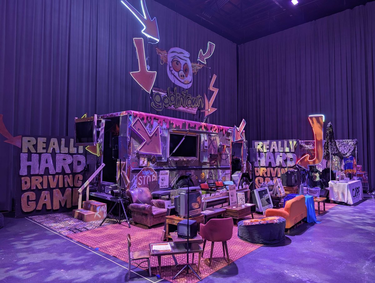 goblintown's tweet image. Are you in ORLANDO?
Come play Goblintown: Really Hard Driving Game at GCX today and tomorrow only! @GCXEvent