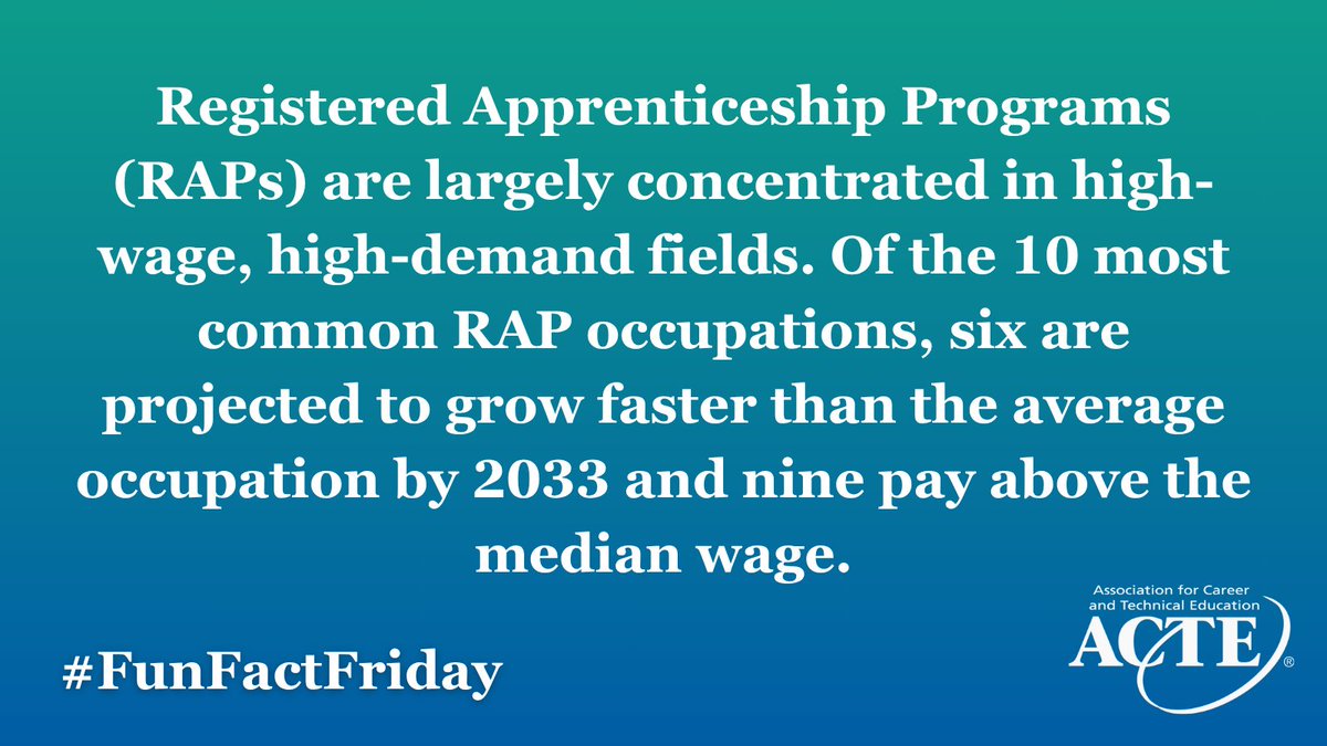 ACTEpolicy's tweet image. Fun Fact Friday! gao.gov/products/gao-2…