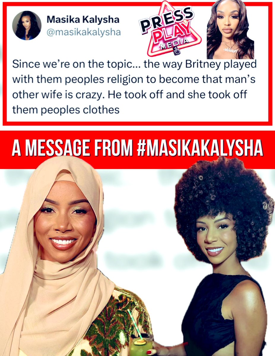 PRESSPLAYMEDIAC's tweet image. #pressplay▶️: #masikakalysha has a message for #brittanyrenner.