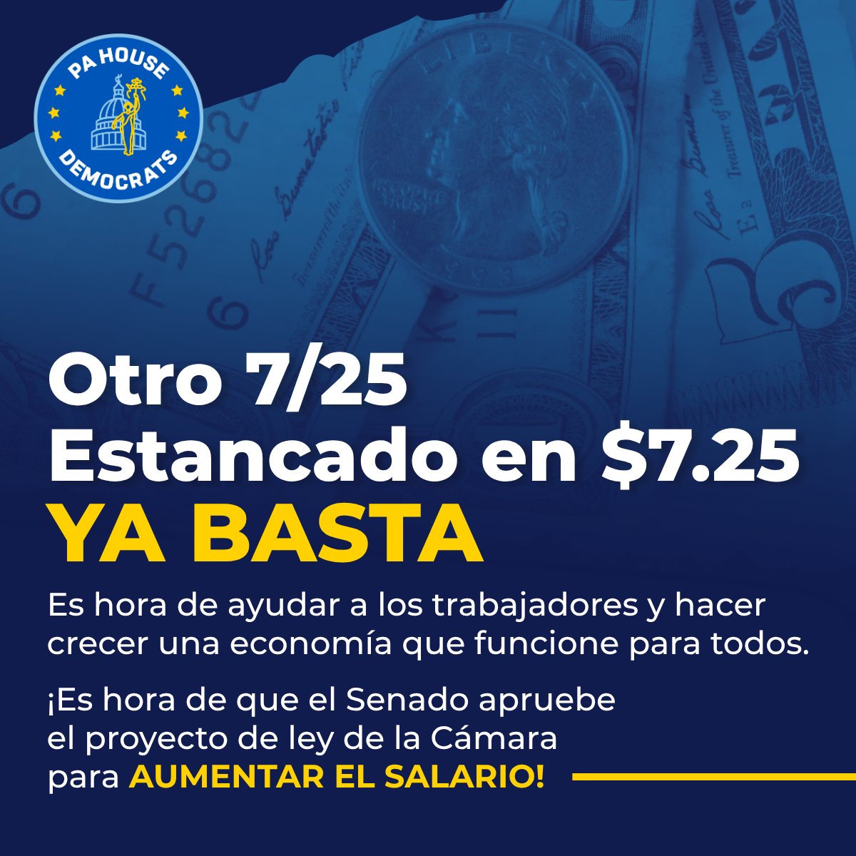 RepProbst's tweet image. It has been over a decade since the minimum wage was raised in Pennsylvania. Tell your Senator hard-working Pennsylvanians like you deserve a raise and a stronger economy here: pahouse.com/TakeAction?ac=…