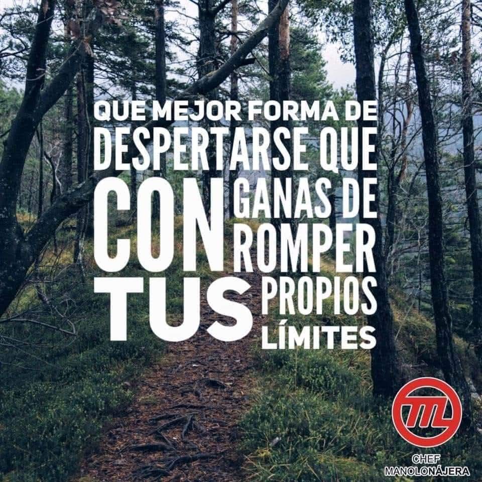 ManoloNajera's tweet image. Que mejor forma de despertarse que con ganas de romper tus propios límites. #BuenosDías