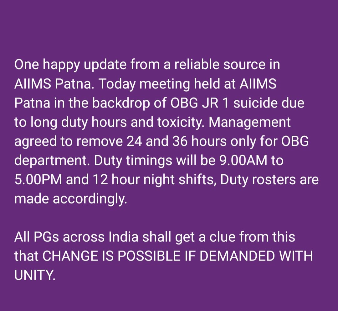 Subhrajyoti_01's tweet image. Update regarding AIIMS Patna in the backdrop of OBG PGT.

#DrSJC