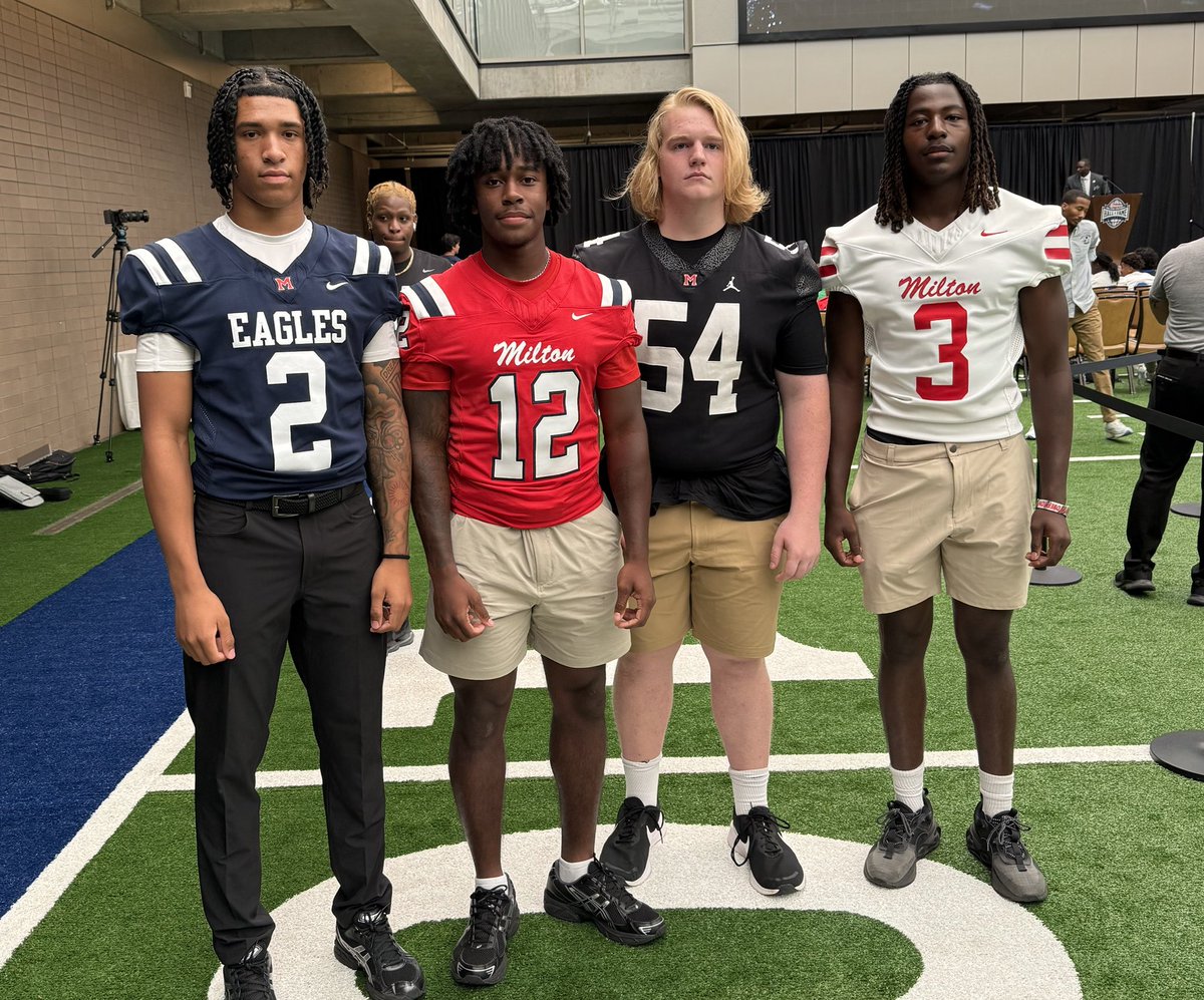 Milton π¦
Athletics (@miltoneaglesad) on Twitter photo <a href="/JonesBC_MHS/">Brian Jones</a> <a href="/LGlenn_FCS_AD/">Lamarr Glenn, ED.S., CAA</a> <a href="/MiltonEagles_FB/">Milton High School Football</a> The guys are rocking it today in the new threads! π₯ <a href="/JonesBC_MHS/">Brian Jones</a> <a href="/LGlenn_FCS_AD/">Lamarr Glenn, ED.S., CAA</a> <a href="/MiltonEagles_FB/">Milton High School Football</a> The guys are rocking it today in the new threads! π₯