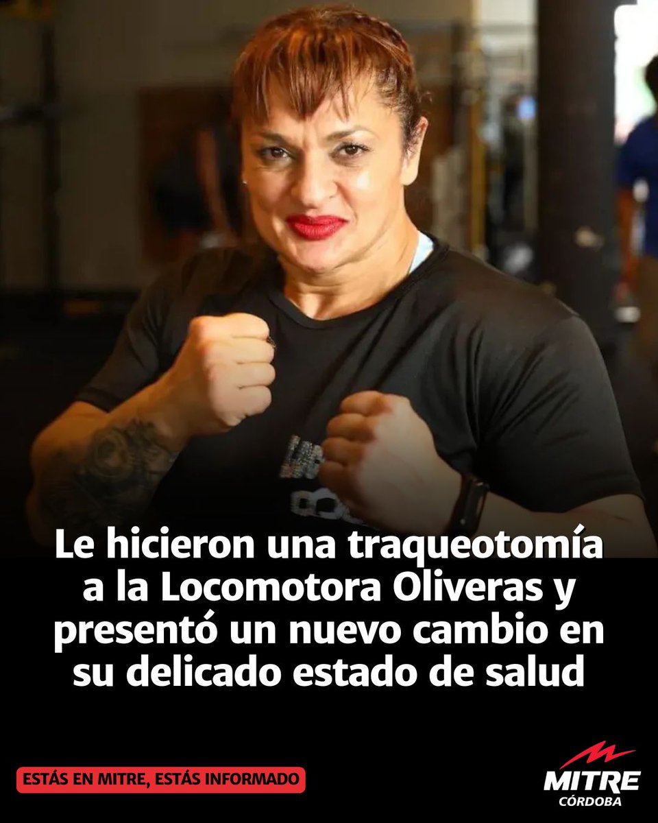 🔴Según el parte médico del hospital Cullen el procedimiento se desarrolló “sin complicaciones” y permitió reducir la sedo-analgesia, lo cual favorece una mejor evaluación neurológica de la boxeadora Alejandra Oliveras.
