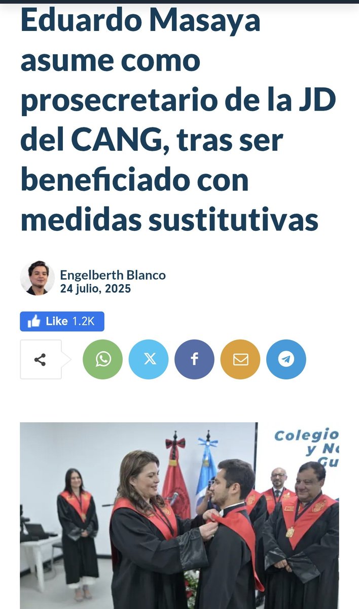 marce_orr's tweet image. LIGADOS A PROCESO, o sea, NO absueltos, no inocentes, en la JD del Colegio de Abogados.
Para qué existen las leyes si el requisito 🌱 es ser delincuente e incompetente no importa qué. Lo último que tienen es honor, mucho menos, respeto a nuestra Carta Magna.