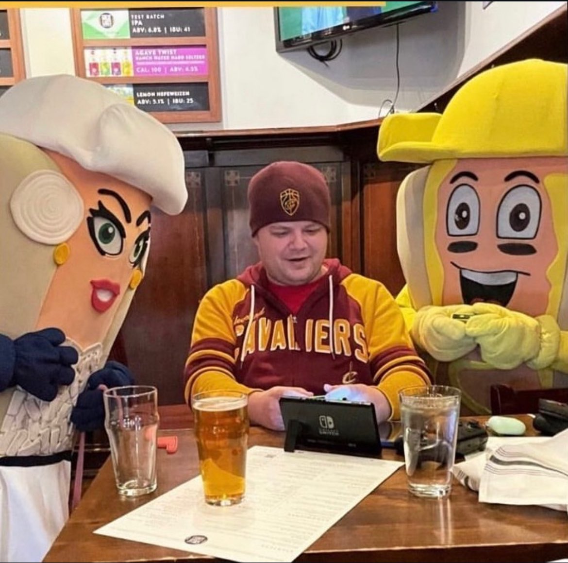 I played Mario Kart against Mustard and won <a href="/CleHotDogs/">Guardians Hot Dogs</a>