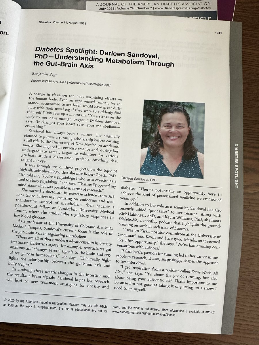 KirkMHabegger's tweet image. Guess who’s the focus of this month’s Diabetes Spotlight? Find out more about our co-host, metabolism expert, and lifelong running enthusiast, Dr. Sandoval.