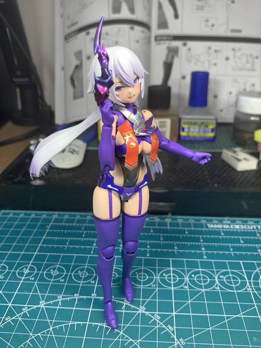 kagetora_supra's tweet image. スサノオ紫炎を作ったのが去年の今頃でしたが、そこから一年経てスサノオ真紅-暁-を作ったんですよね。
当時はやれることを全て詰め込んだ紫炎ですが、そこから一年で随分と変わったものだなと思います。