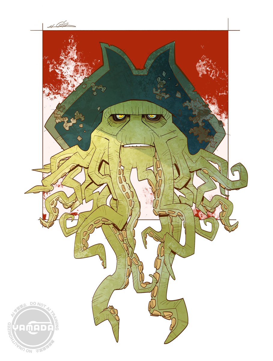 Davy Jones 🐙
#イラスト