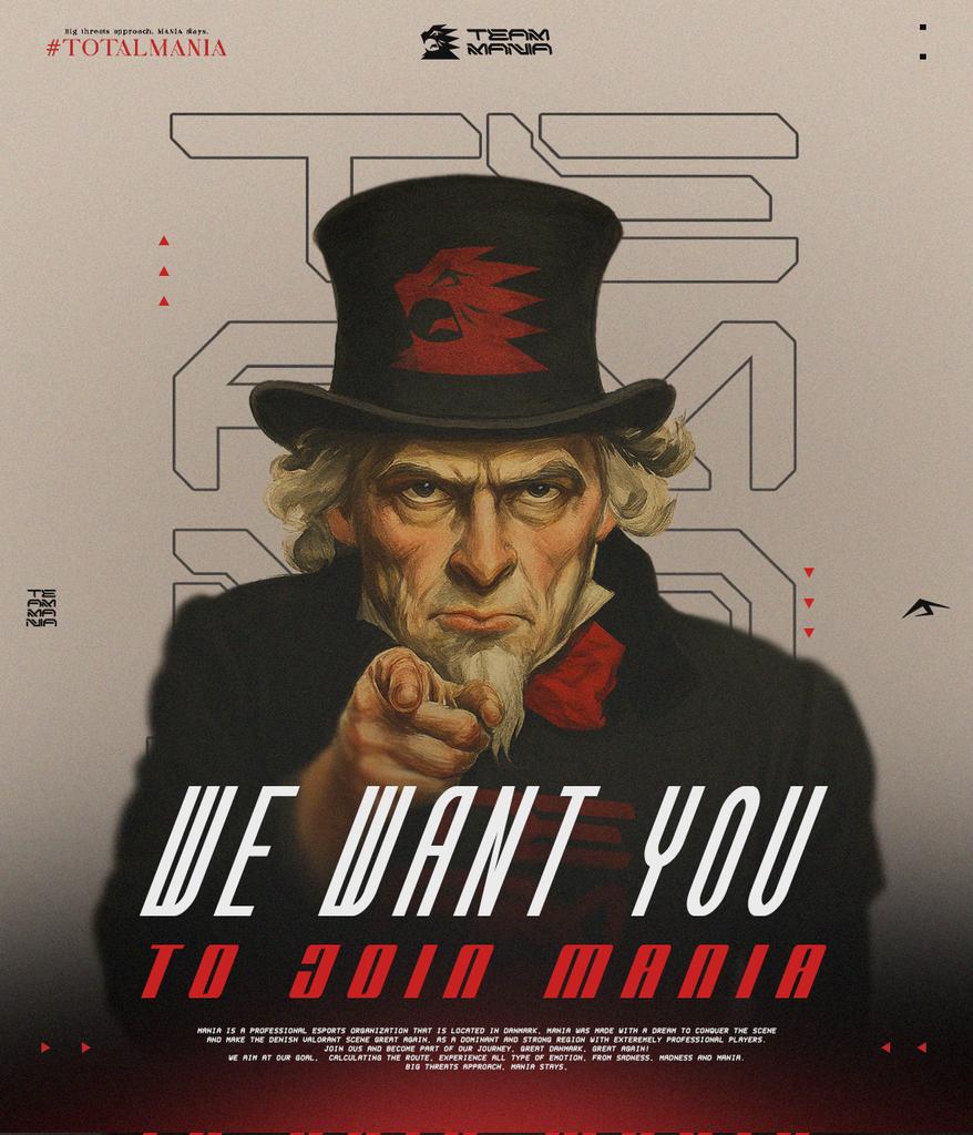 MANIA Esports (@absolute_mania) on Twitter photo We are searching for recon and controller mains!📢
With our spot in <a href="/valleague_ne/">Samsung Odyssey Challengers NORTH//EAST</a> Lower Swiss secured for 2026, we have 5 months to prepare.✅
Therefore we'll host a large trial session in August to find the best talents out here who's ready to make history with us!
If you're We are searching for recon and controller mains!📢
With our spot in <a href="/valleague_ne/">Samsung Odyssey Challengers NORTH//EAST</a> Lower Swiss secured for 2026, we have 5 months to prepare.✅
Therefore we'll host a large trial session in August to find the best talents out here who's ready to make history with us!
If you're