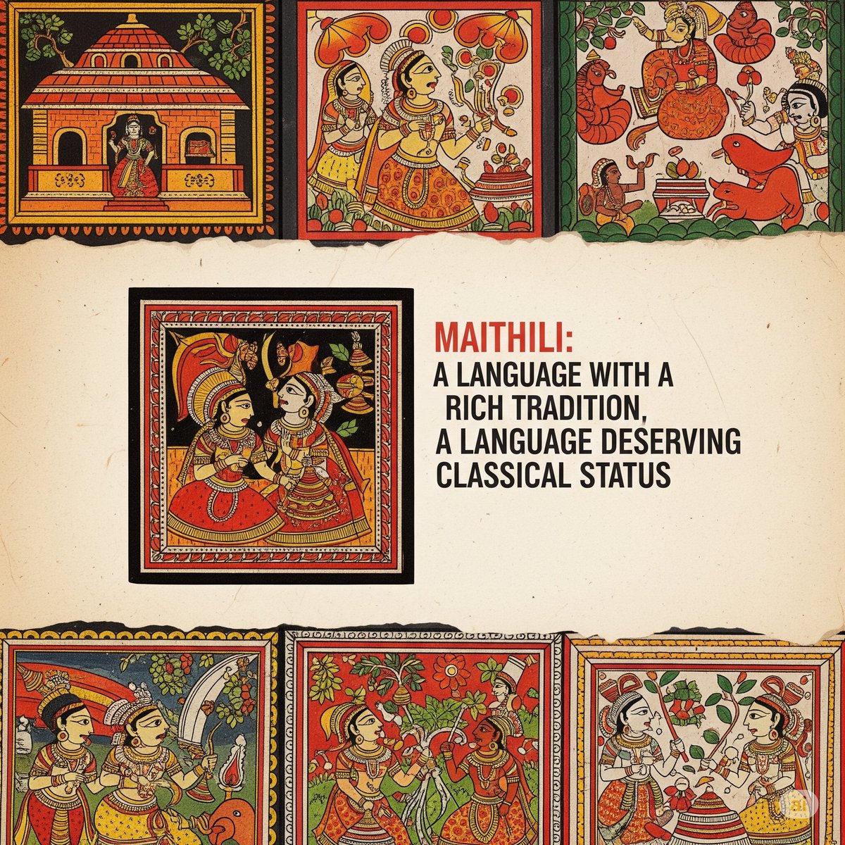 MerajoSafar_'s tweet image. Maithili🌺 deserves 
#Classical_Language_Maithili    #शास्त्रीय_भाषा_मैथिली