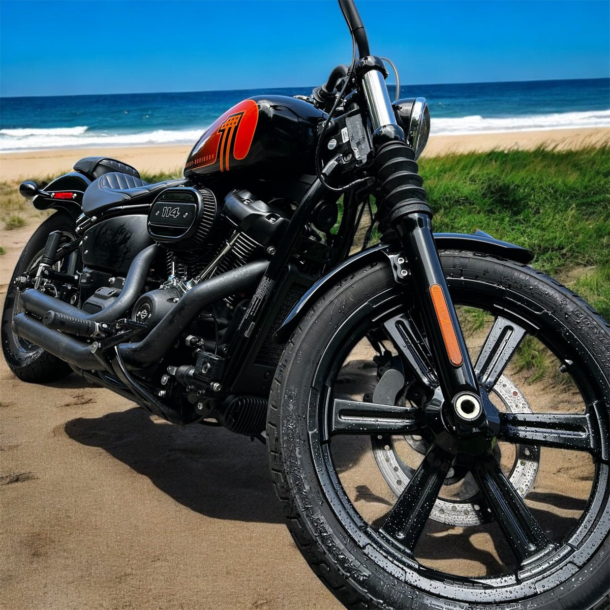 LayneRoxan29775's tweet photo. Just a girl and her bike!! #femalerider #ladyrider #harleydavidson #streetbob #114 https://t.co/DoQUs8mRgP