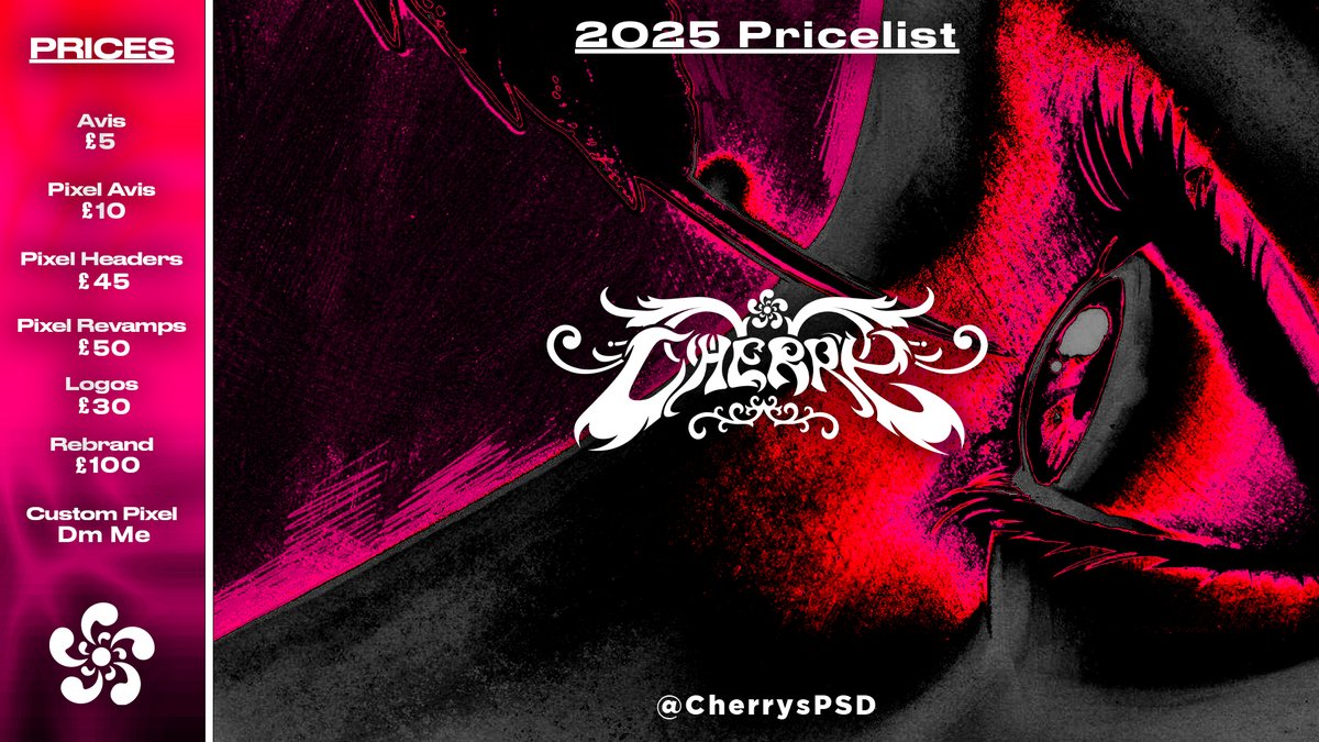 PixelPwincess's tweet image. Cherry 2025 Price List

my commissions are currently open