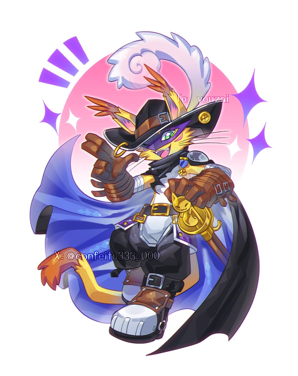 confeito333_000's tweet image. 给友搓的咪