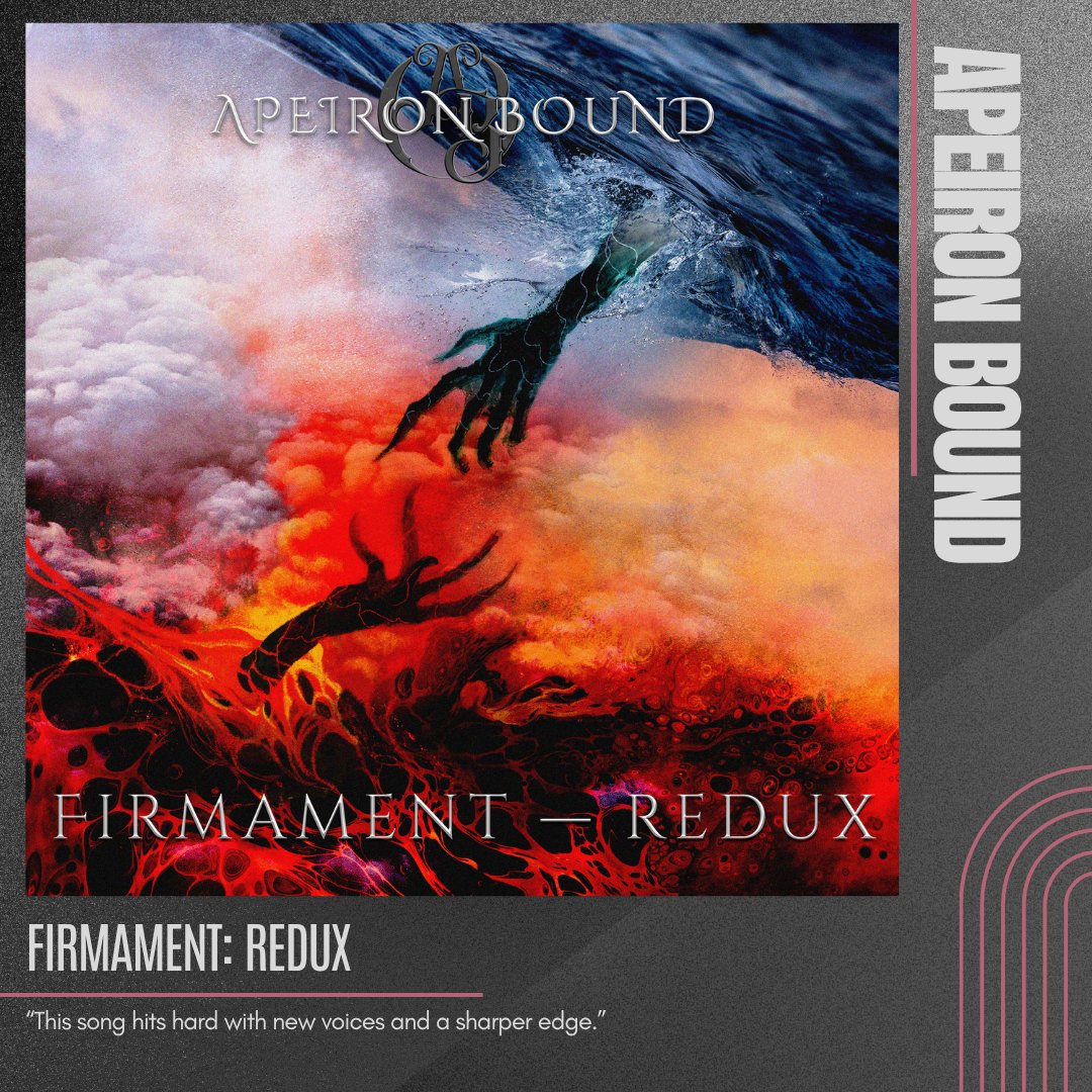Firmament: Redux by Apeiron Bound.

“This song hits hard with new voices and a sharper edge.”
.
.
#projecttimbre #musicreview #blog #newmusic #firamentredux #apieronbound #metal #blackmetal #heavymetal