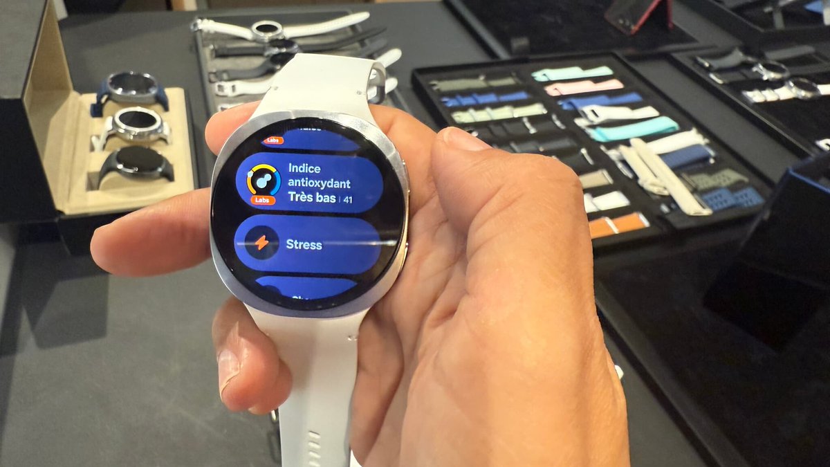 techandco's tweet image. Mesure "d'antioxydant": la nouvelle fonction de la Samsung Galaxy Watch8 trompée... par un biscuit au fromage
l.bfmtv.com/IrKq