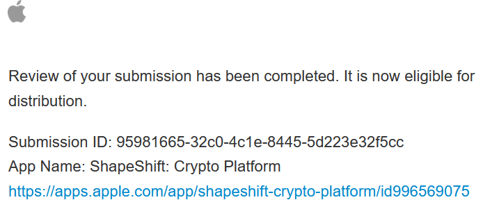 hpayne_writer's tweet image. new version of @shapeshift app on the Apple app store is live (yes I am frontrunning the official announcement two weeks early--sorry not sorry)